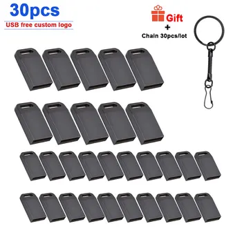

30pcs/lot Super Mini PenDrive Hight Speed Flash Usb Stick 64 Gb Memory Stick 32GB 16GB usb flash drives U disk drive Free LOGO