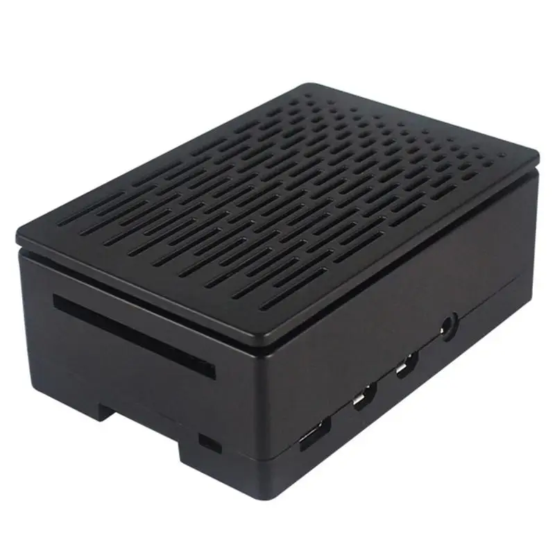 Черный Защитный чехол для Raspberry Pi 4B, прочный корпус из АБС-пластика, легкий корпус с 3,5 дюймовым сенсорным экраном