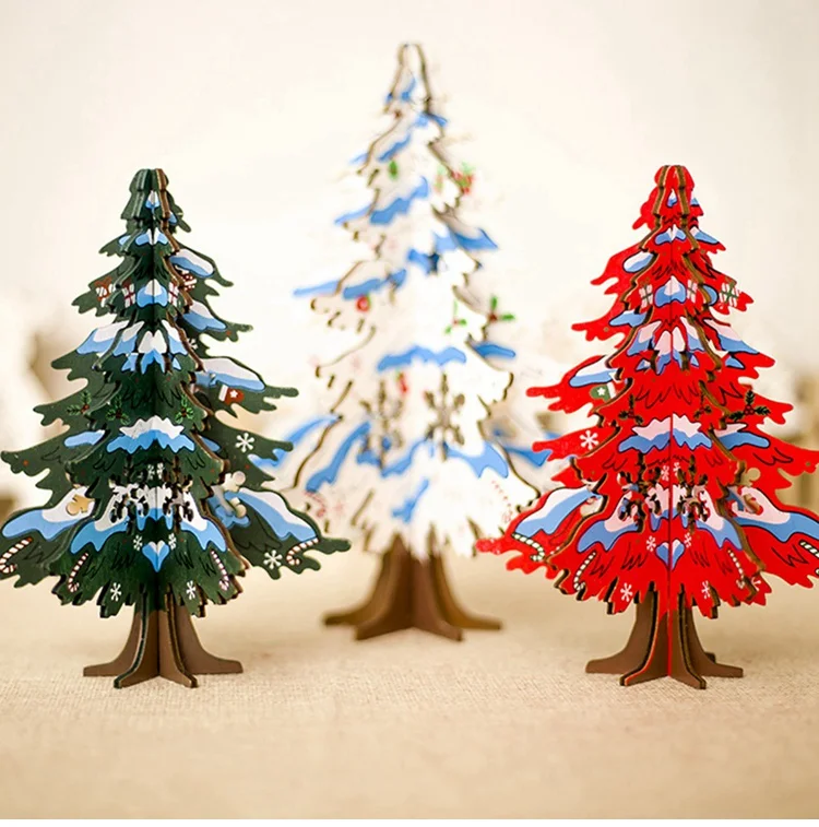 QIFU 3D DIY Felt Christmas Tree Christmas Decorations for Home Christmas Tree Decoration Xmas Gifts New Year Navidad Noel