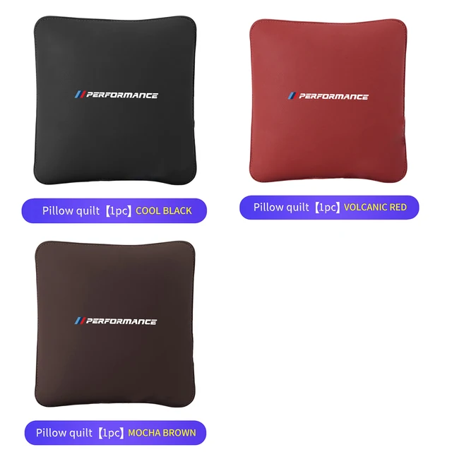 BMW Leather Headrest Pillow Automobiles & Motorcycles
