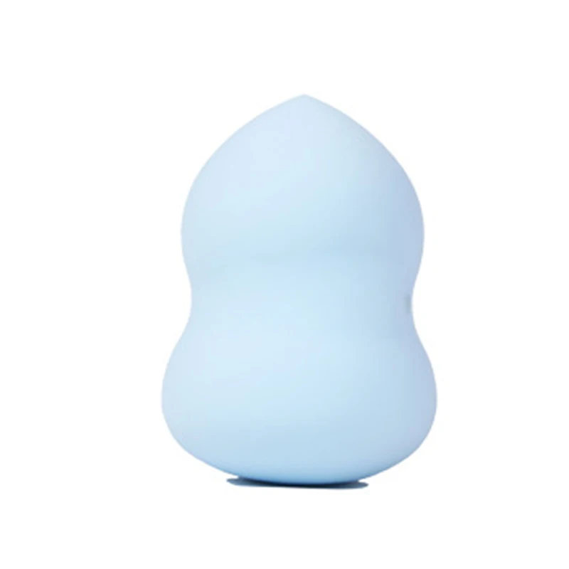 BLUE 4.2*6cm Gourd Shaped Makeup Sponge Powder Puff Three-Dimensional Latex Powder Puff Makeup Beauty Tools Cosmetic Puff Colors Tool - Цвет: BLUE