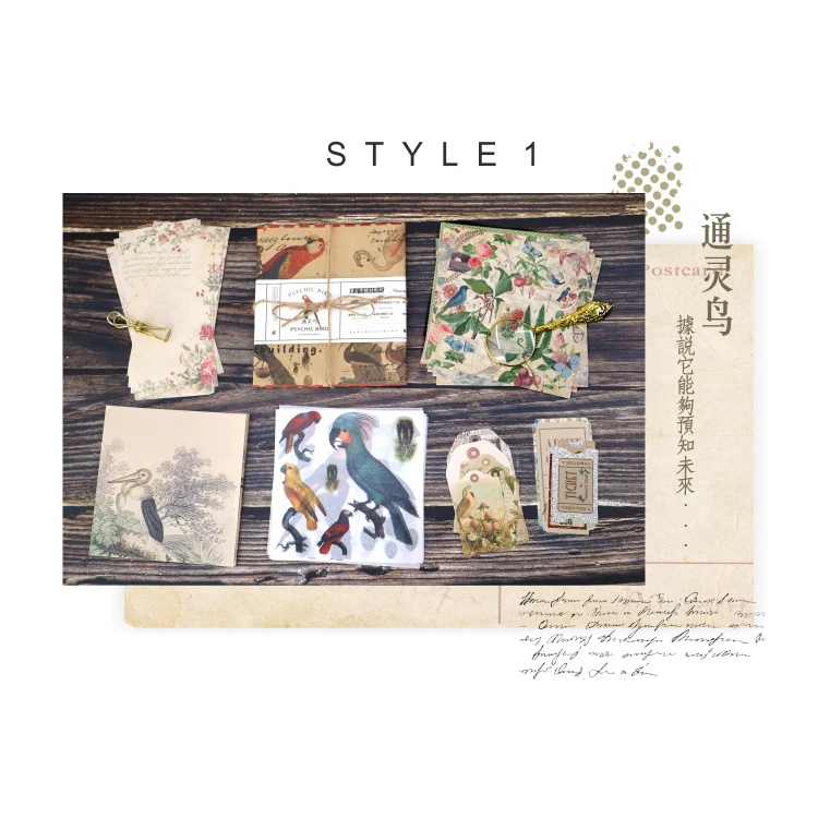 12sets/1lot Retro scene Diary Planner Decorative Mobile Stickers Scrapbooking Craft Stationery Stickers - Цвет: Tonglingniao