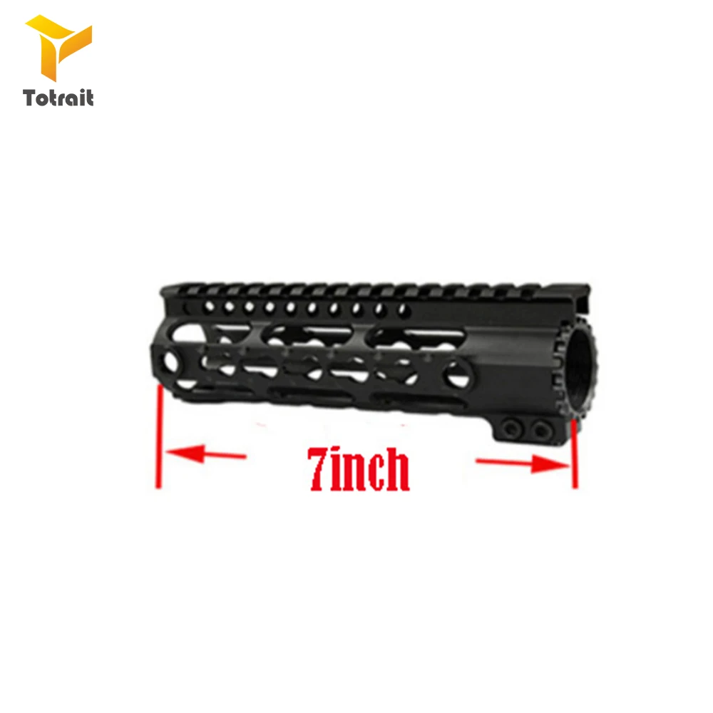 TOtrait Tactical " 7" 1" 12" 13," 15" Боевой Тип оружия Handguard Keymod рельсовая система для страйкбола AEG для охоты стрельбы черный