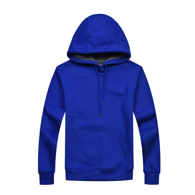 Royal blue Женское платье с капюшоном, зимняя бархатная толстовка, пуловер, уличная спортивная одежда, модная повседневная одежда для пары с карманом, новинка, осень - Цвет: Royal blue