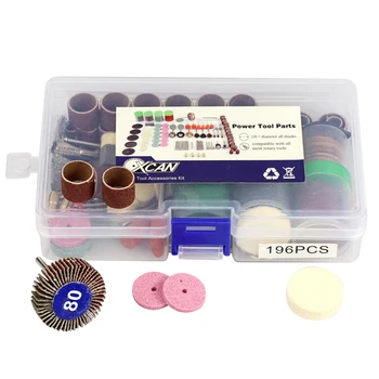 

196pcs Hand Tool Engraving Polishing Electric Grinder Kit Derusting Mini Carving Drill Set Bits Milling Accessories Shank Rotary