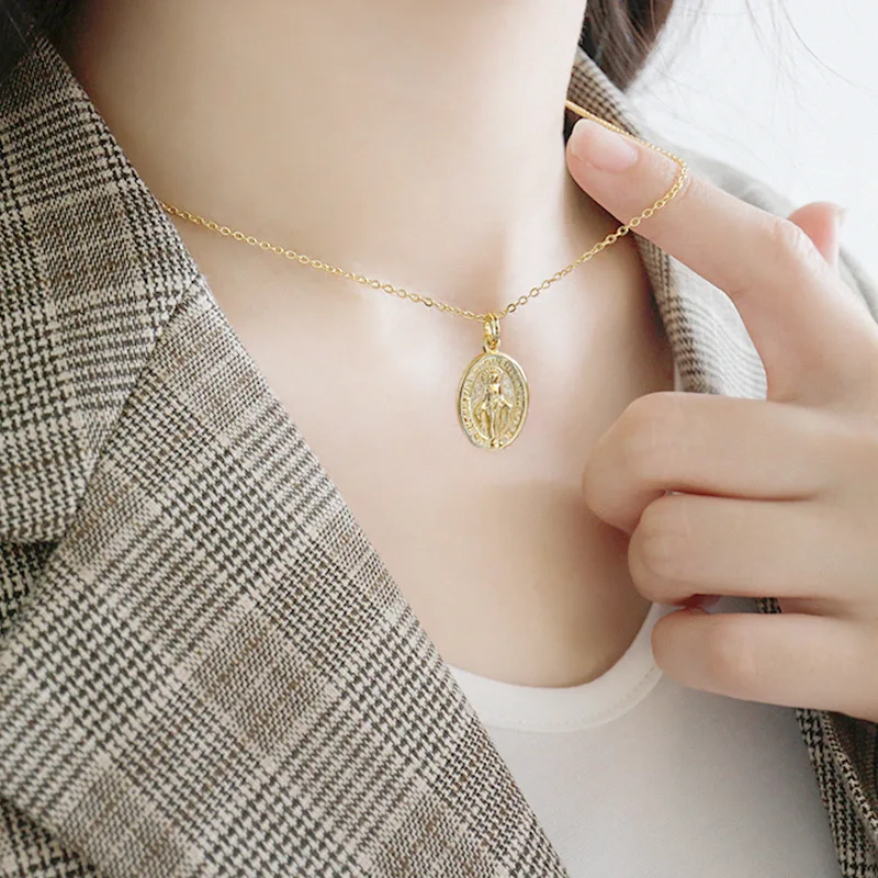 Золотой цвет Стерлинговое Серебро 925 пробы Женские Ювелирные изделия золотой