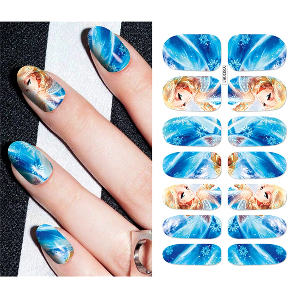 Nail Stickers For Nails Sliders 3D Color Water Transfer Nail Sticker Creativity Decoration Art Necklace Pattern Dreamcatcher