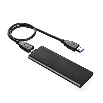 

USB 3.0 to M.2 NGFF SSD Mobile Hard Disk Box Adapter Card External Enclosure Case Enclosure Solid-State Hard Drive Adapter Box