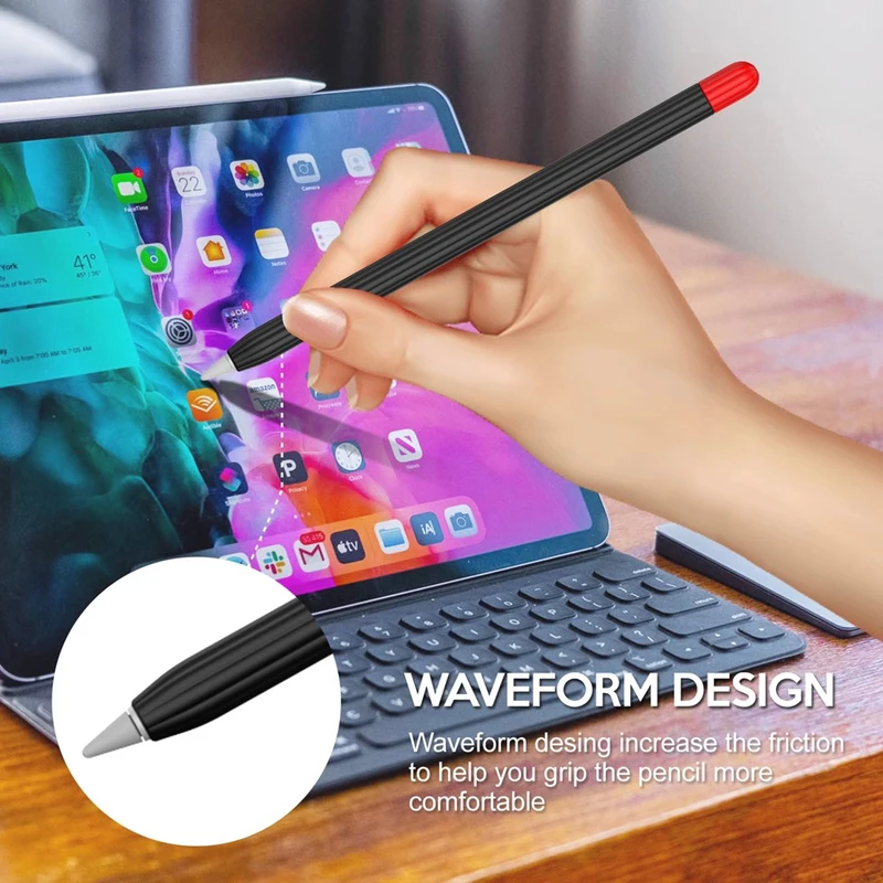 

Portable Soft Silicone Case For Apple Pencil 1 1st Generation Case Pencil case Tablet Touch Stylus Pen Protective Cover Pouch