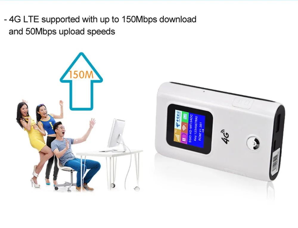 Tianjie mf905c 4g wifi roteador lte modem