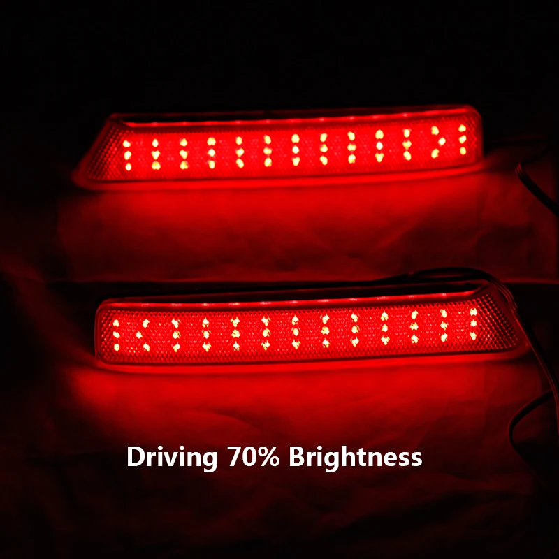 OKEEN 2 шт. Одежда высшего качества 12V 6W LED задний бампер отражатель светильник для