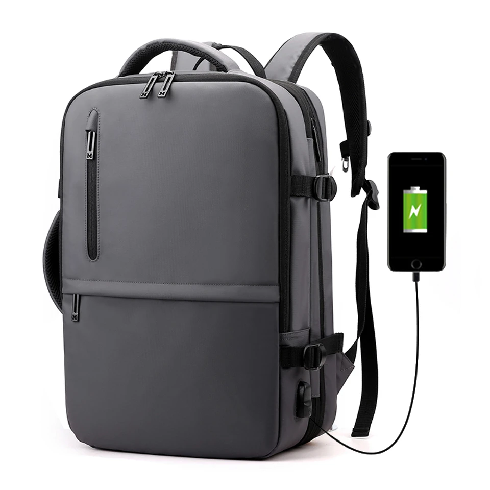 

2020 new nylon waterproof large capacity usb multi-functional men's business travel computer backpack