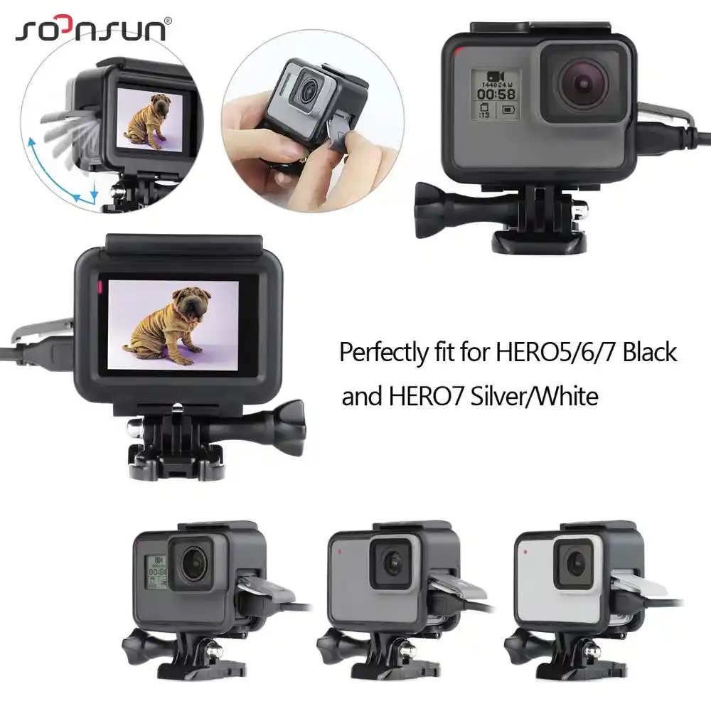Soonsun Standard Frame Mount Protective Housing Case For Gopro