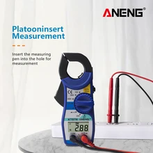 ANENG KT87N AC DC токовые клещи Электрический тестер 600 в true rms мультиметр зажим pinza amperimetrica megger Вольт тестер