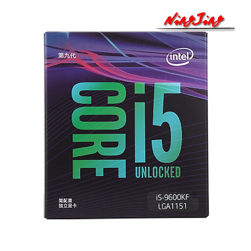 Процессор Intel Core i5-9600KF i5 9600KF 3 7 ГГц шестиядерный процессор с 6 потоками 9 м 95 Вт LGA 1151