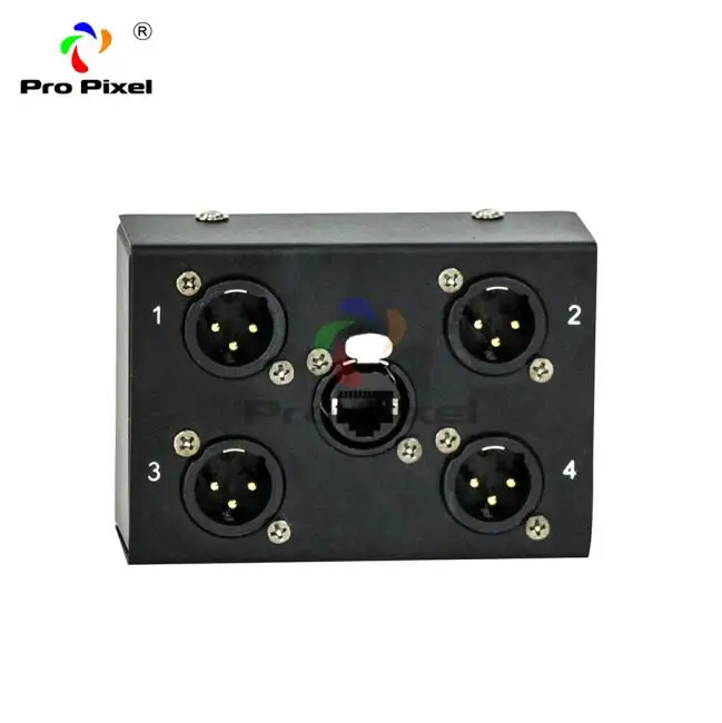 1 шт. Artnet Dmx контроллер 4 порта конвертер Rj45 сплит-коробка для Satge светильник и Dj оборудование - Цвет: male
