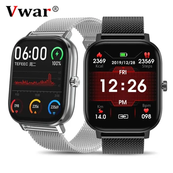 

2020 Vwar P8 pro Smart Watch ECG PPG Bluetooth Call Smartwach Men Women Waterproof IP67 Blood Pressure Oxygen for ios Android