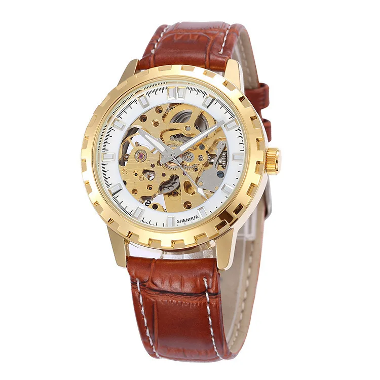 

Shenhua Deep Men Fashion Casual Europe And America Hollow out Automatic Machine Watch