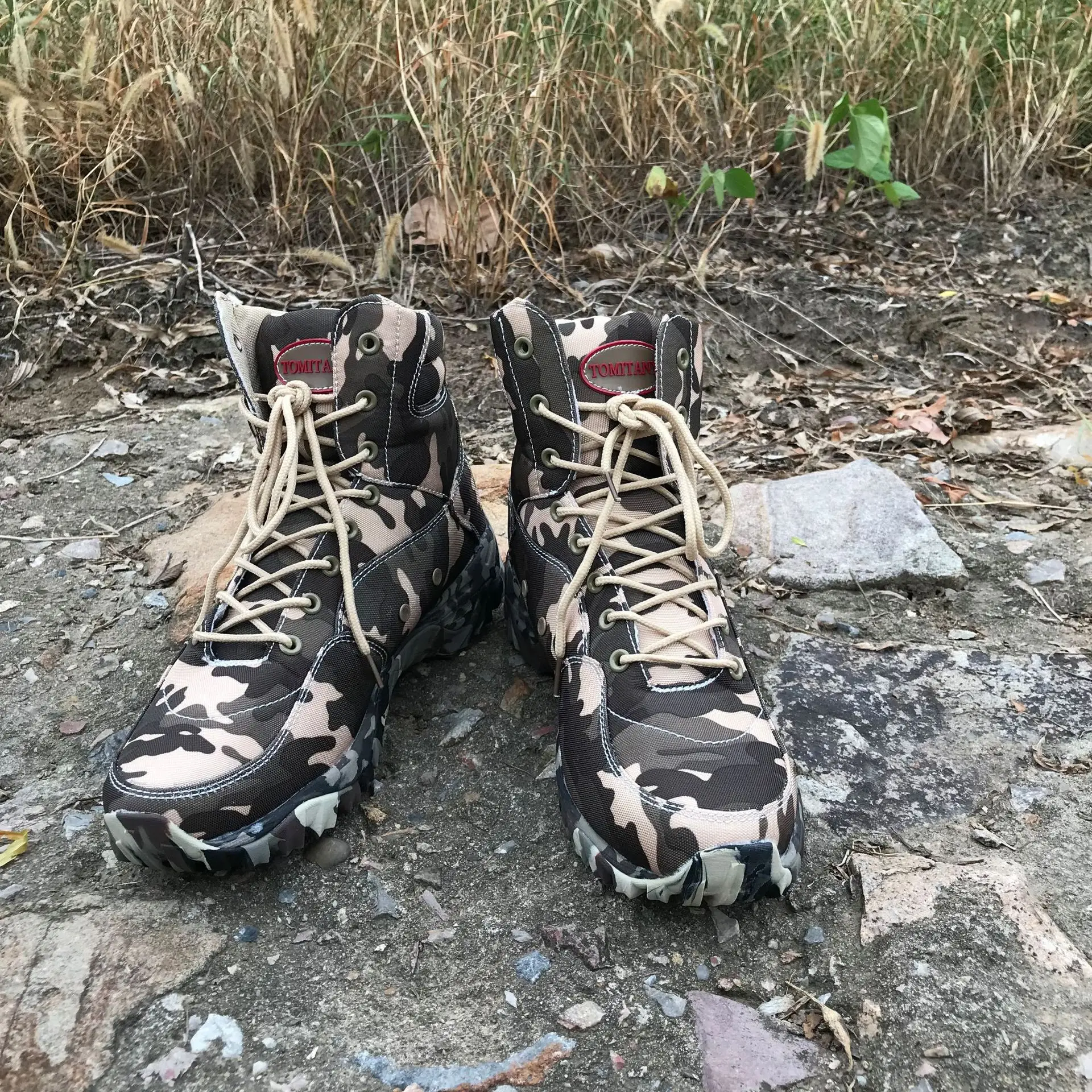 deserto combate tornozelo barcos do exército sapatos