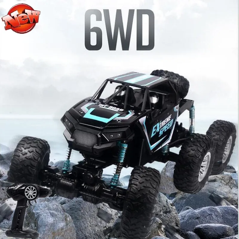 

All Terrain 1:8 60CM Large Electric High Speed Off-Road RC Car 2.4G 150M 6WD Alloy Suspension Shock Absorber Radio Control Car