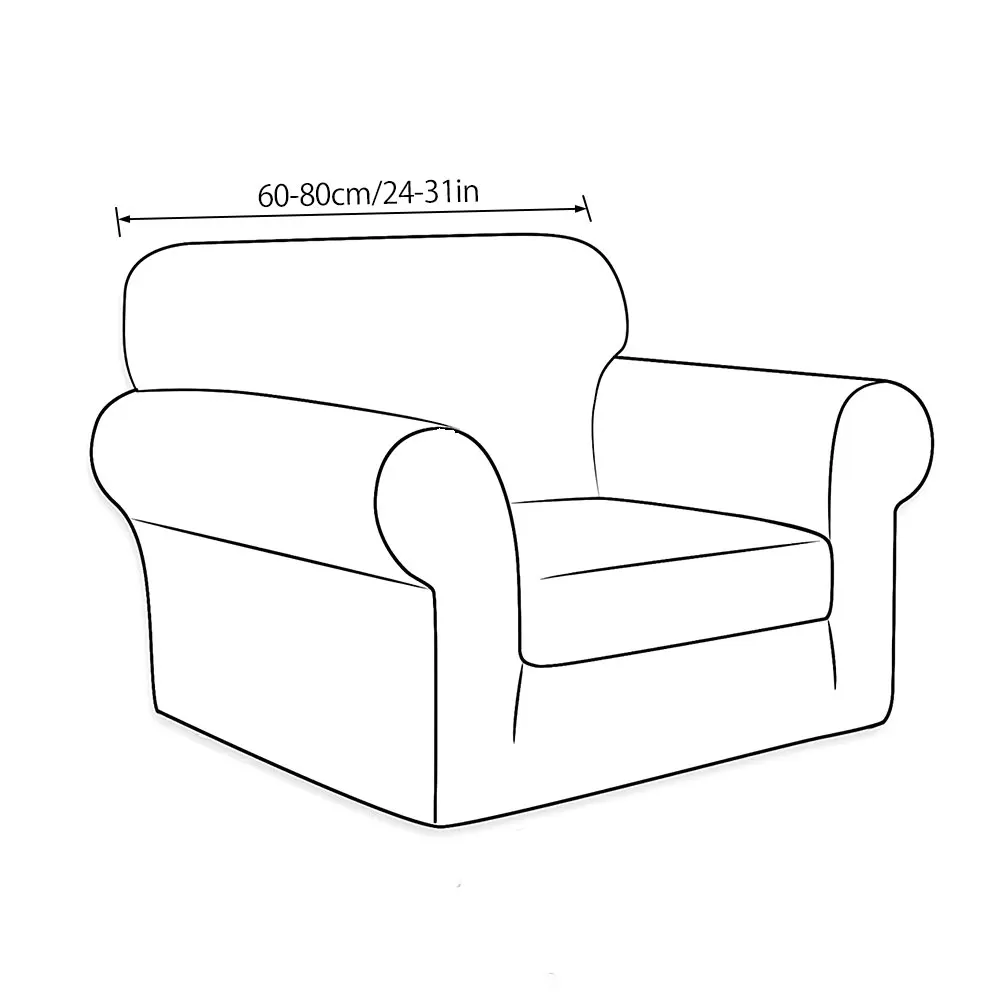 1 seat Универсальный 2 шт. чехлы для диванов эластичные диван крышки плотно завернутый Диван Обложка для Гостиная кресло для Ipad Mini 1/2/3/4 сиденья - Цвет: 1 seat