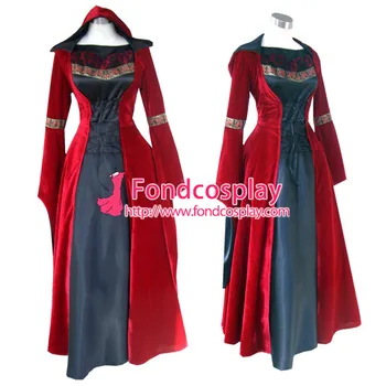

Victorian Rococo Medieval Gown Ball Dress Gothic Punk Velvet Cosplay Costume Tailor-made[G235]