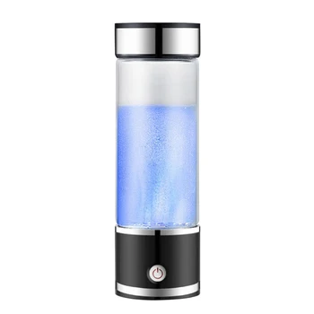 

High Hydrogen-Rich Water Ionizer Maker Cup Generator Glass Bottle Mug USB Charging 350ML/400ml-420ml LG66