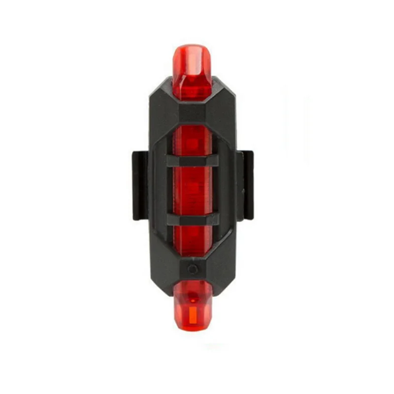 Задний светодиодный фонарь для велосипеда с зарядкой от USB Предупреждение