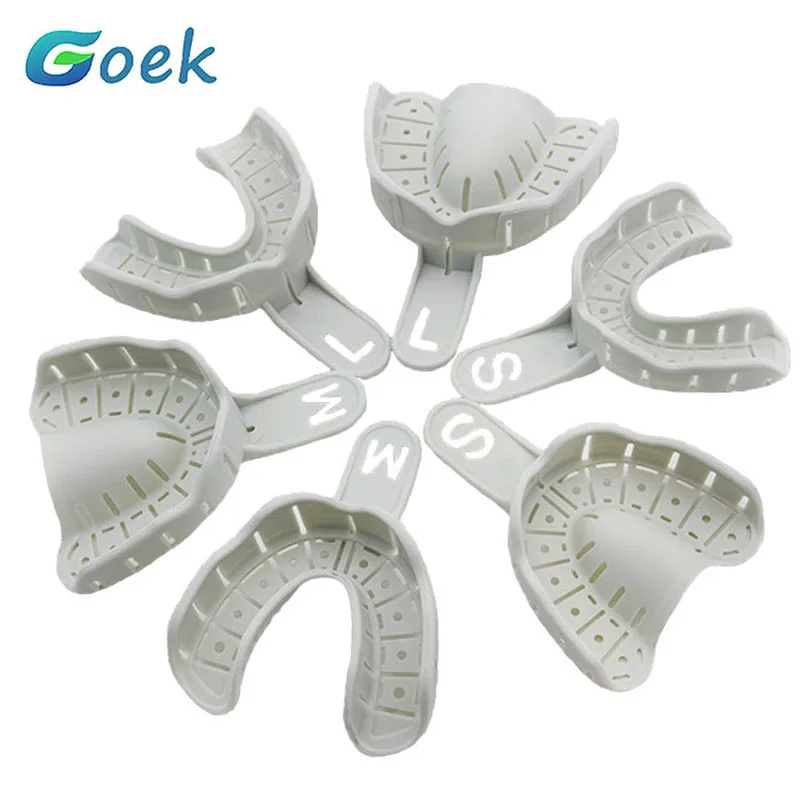 10pairs Dental Implant Tray Full Mouth Partial Mold Removable Resistant to High Temperature Disinfection 134℃/273.2°F | Красота и
