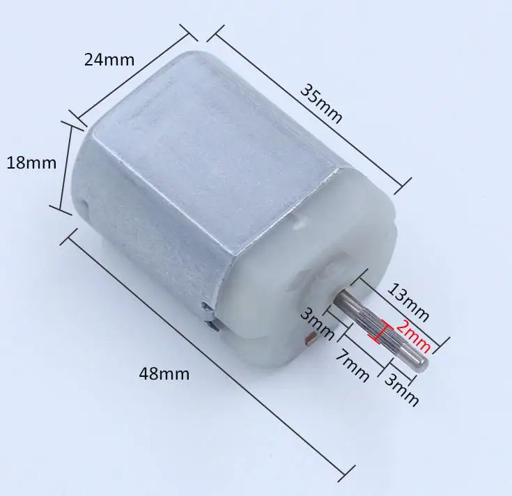 10 шт./лот FC-280 15 мм вал с накаткой 12 В DC карбоновая щетка мотор Автомобильный Дверной замок ELV ESL руля зеркало заднего вида мотор рулевой замок - Название цвета: 13mm another