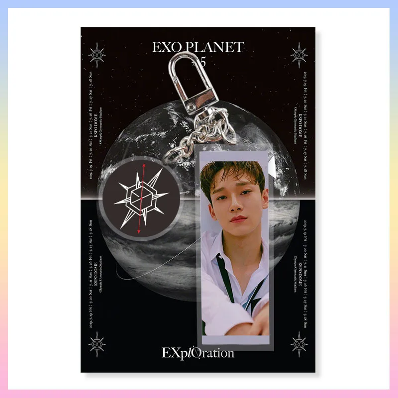 

[MYKPOP]EXO KeyChain - CHEN, Creative Metal/Acyric/PVC Accessories, KPOP Fans Collection SA19073102