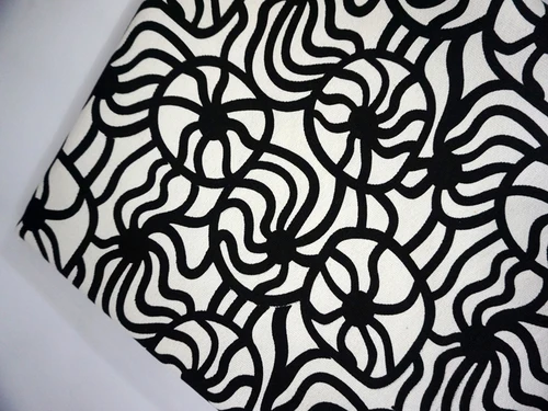 Модный скандинавский принт большие цветы ручная работа пэтчворк хлопок холст ткань швейная подушка для сумки Diy скатерть-занавеска диван 91 см* 145 см - Цвет: 7