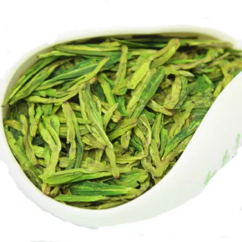 

China 2019 Famous Good quality Organic Dragon Well longjing tea A Refresh West Lake Longjing tea Chinese Long jing Tea Green Tea