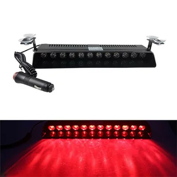 

12-LED LED Strobe Light Bar kit Car Strobe Flash Light Bar Warning Lamp