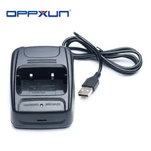 OPPXUN USB Настольный компьютер зарядное устройство для Baofeng BF-888S% 2CBF-777S% 2CBF-666S% 2CBAOFENG BF888S BF777S% 2CBF666S