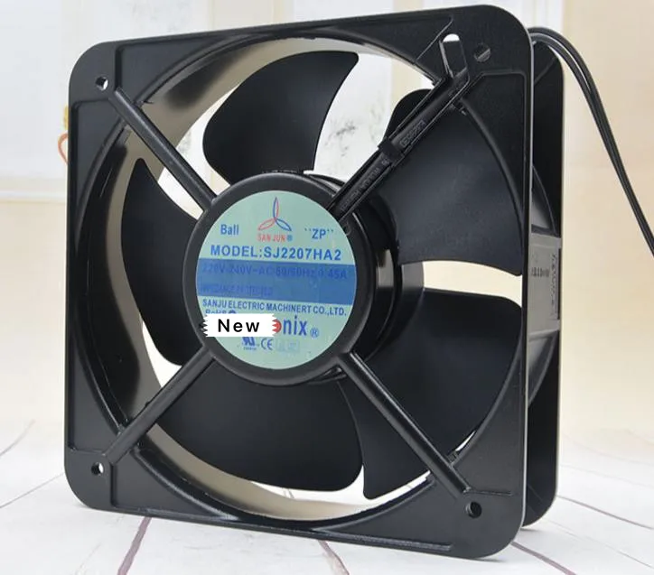 SJ2207HA2 220V 0.45A 2072 шарикоподшипник системы Корпус Вентилятор охлаждения