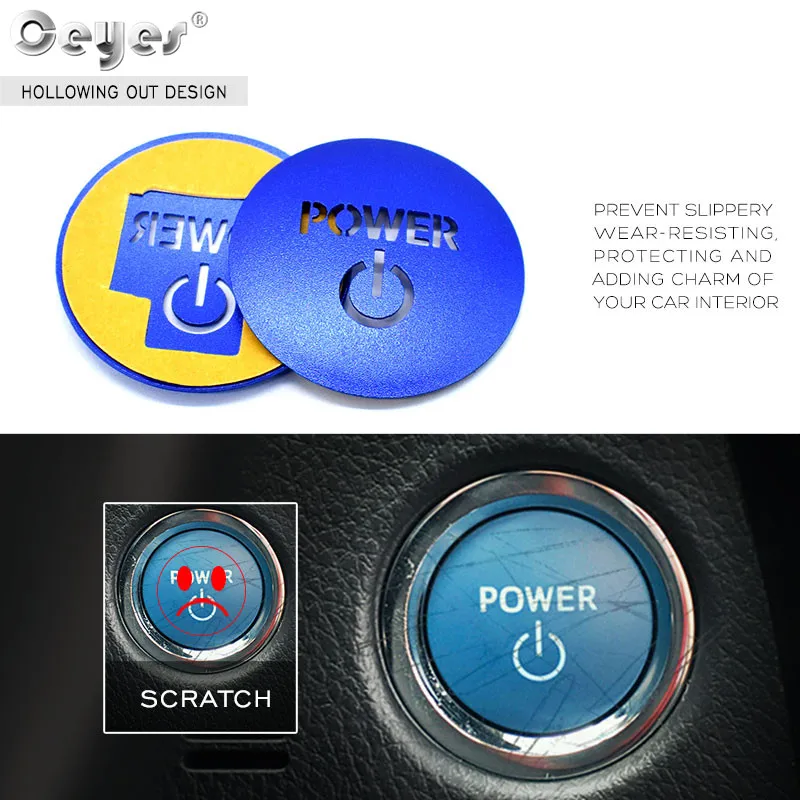 Start Engine Button Ring for TOYOTA (5)