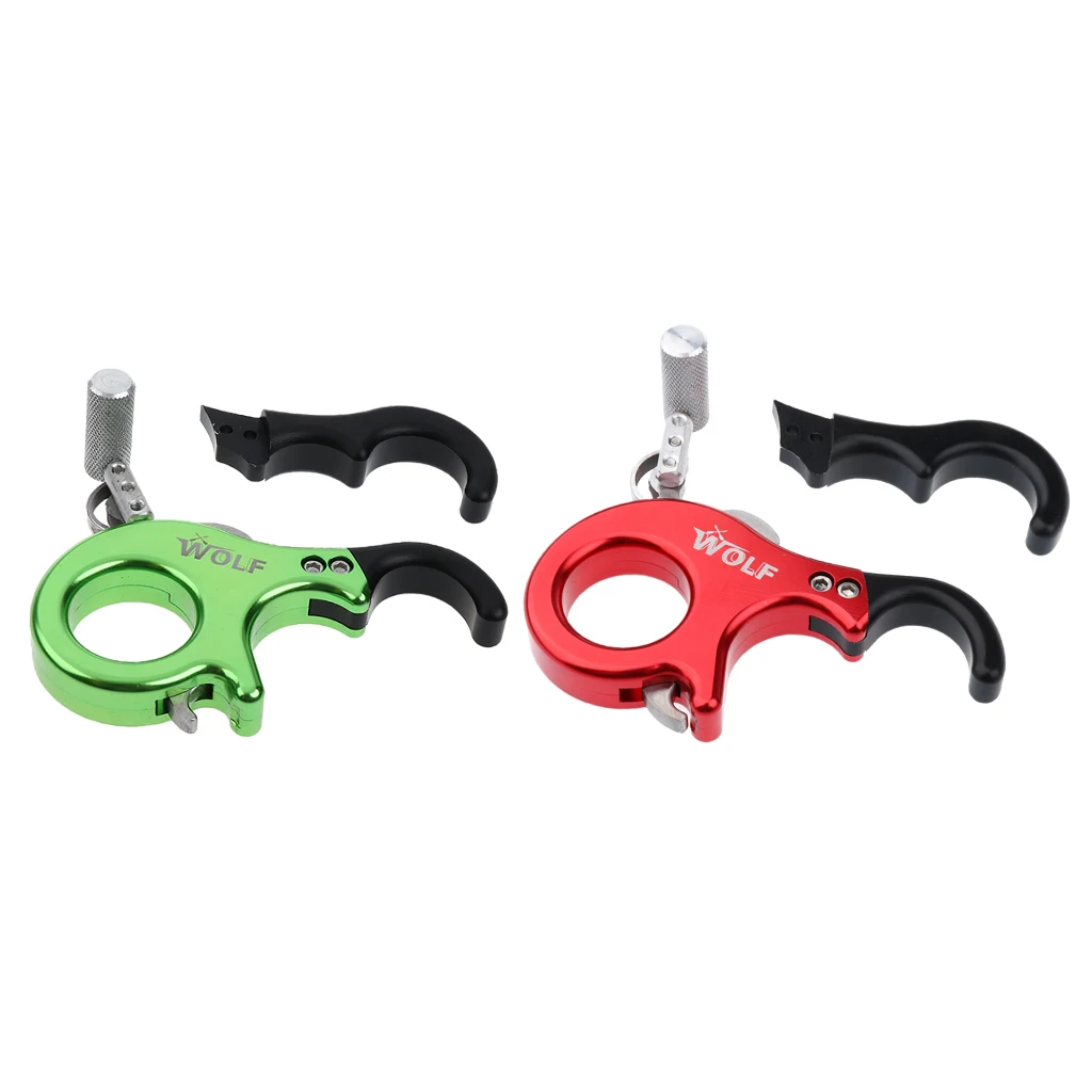 Outdoor Bow Release Grip 3 Finger Caliper Compound Bow Archery Release Aid Aids Grip Caliper For Hunting Shooting Accessories