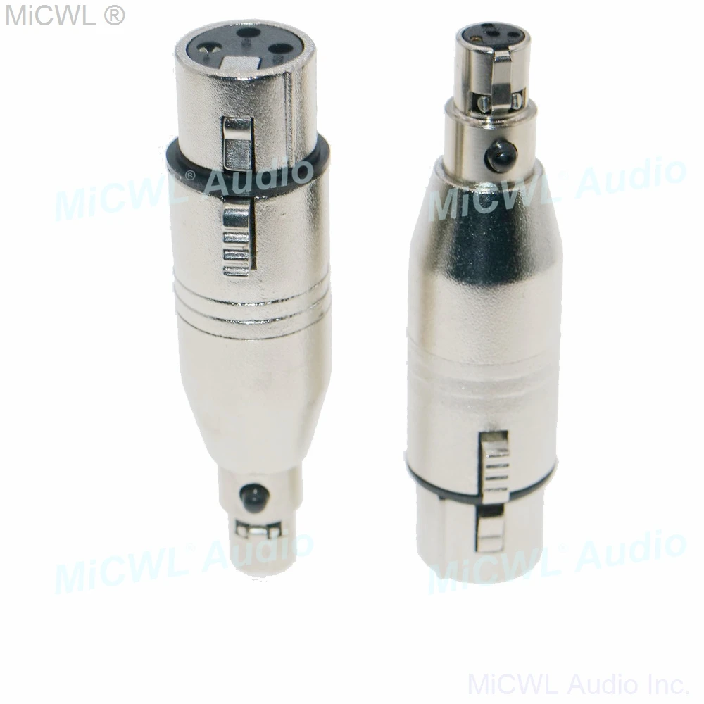 Pro адаптер Sennheiser 3 5 мм штекер с XLR 3Pin mini Shure 4Pin AKG 3in на гнездовой разъем