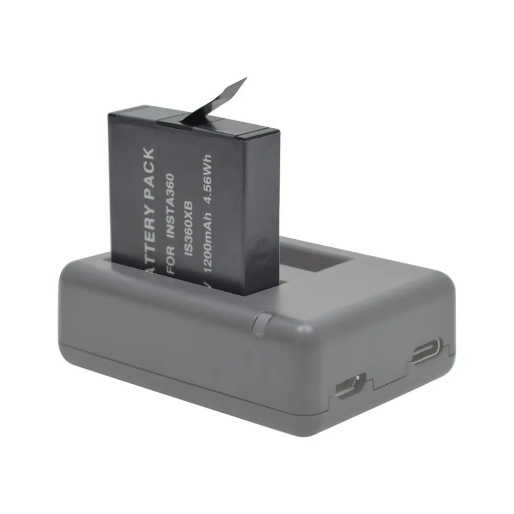 Перезаряжаемая литий-ионная батарея для Insta360 ONE X 1200mAh 3,8 V 4.56Wh LiPo батарея для Insta360 аксессуары для камеры ONE X
