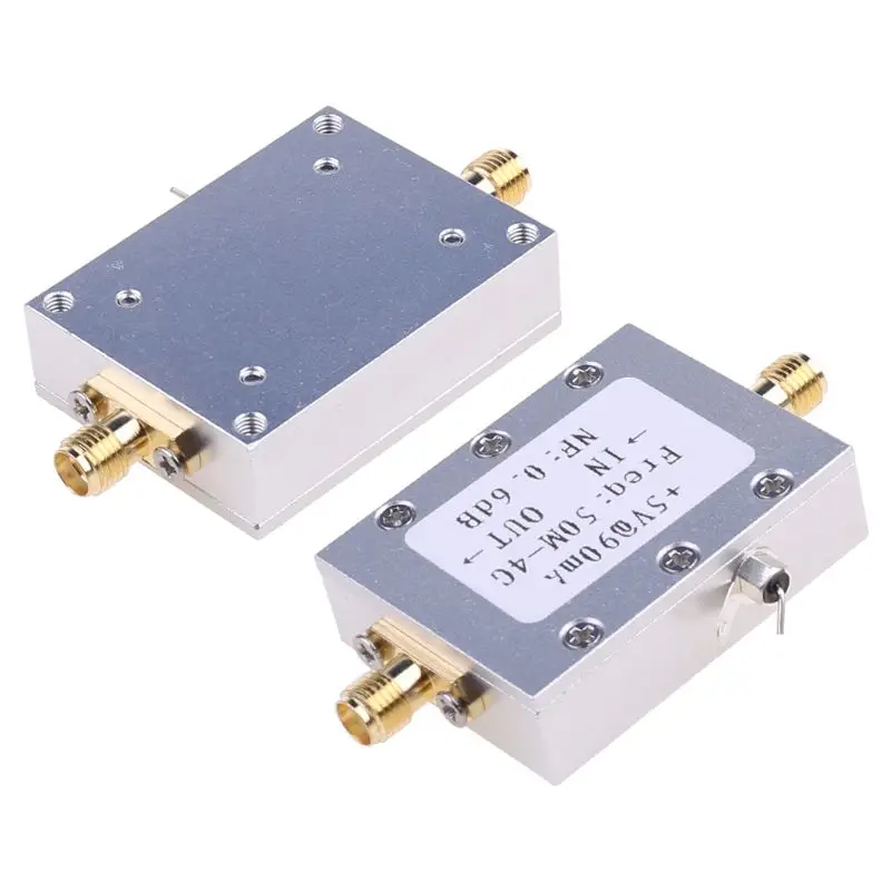 RF Amplifier Low Noise Amplifier Ham Radio Module LNA 50M-4GHz NF=0.6dB RF FM HF VHF UHF Ham Radio -110dBm