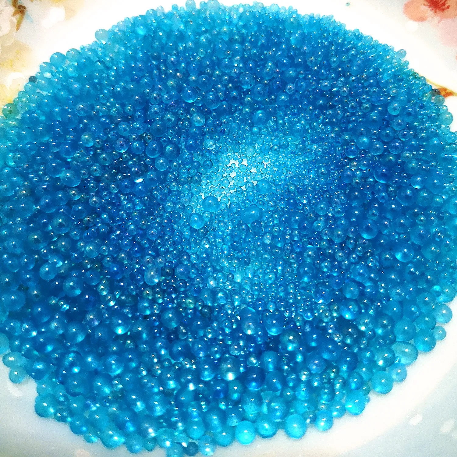 20 g Glas-Wassertropfen-Blase, Schleimfüller, Mikroperlen, Kawaii-UV-Harzfüllung, verschiedene Schleimzubehör, 0,6–3 mm – Detail 28