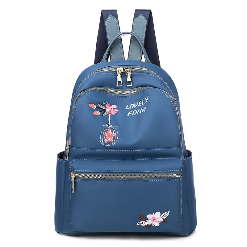 

2020 Fashion Women Backpack Embroidery Female Backpack Chinese Style Backpack for Girlfriend Gift Oxford Large Capacity Bags