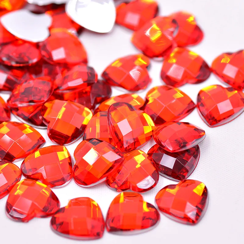 JUNAO-100pcs-16mm-Red-Heart-Non-Hot-Fix-Rhinestones-Applique-Acrylic-Crystal-Stones-FlatBack-Glue-On (1)