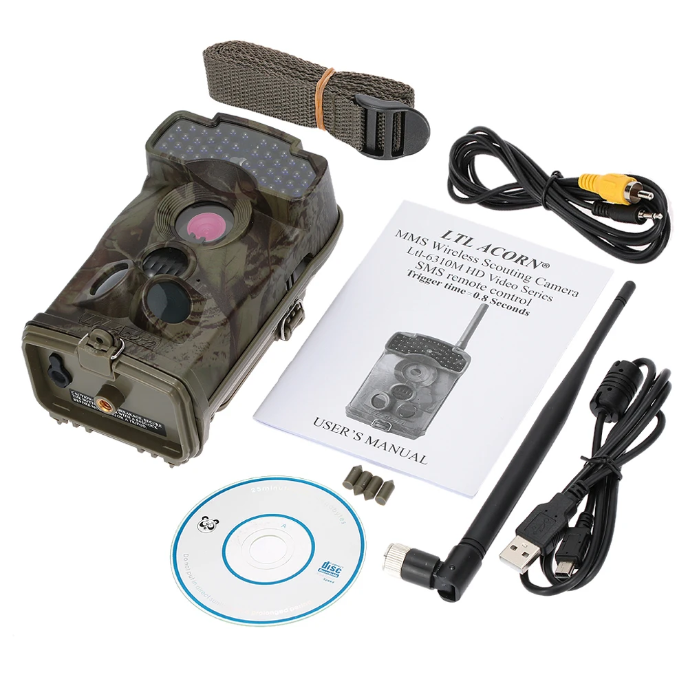 Унисекс желудь 6310WMG SMS/MMS/GSM/GPRS 100 градусов широкоугольный объектив Trail игры Скаутинг дикой природы Охота 12MP HD цифровая камера