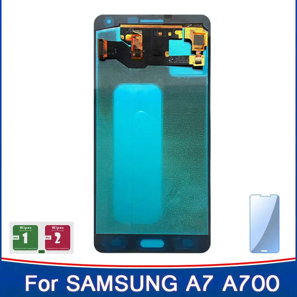 Дисплей для Samsung Galaxy A7 2015 A700 A7000 A700H A700F A700FD LCD сенсорный экран Сенсорная панель 100%