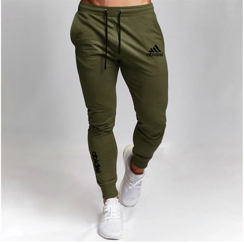 pants fashion Autumn Thin Fashion Casual Pants Men's Trousers Jogging Sports Pants Large Size Elastic Belt Fitness Pants men's khakis