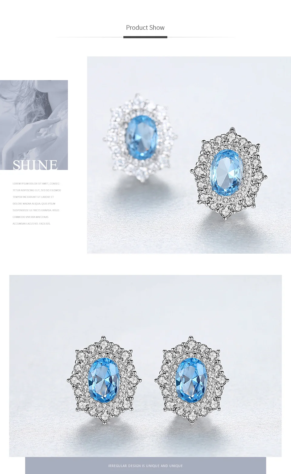 DOTEFFIL, серьги-гвоздики с голубым топазом для женщин, юбилейные ювелирные украшения, твердые 925 пробы, серебряные серьги с драгоценным камнем, Bijoux SE0348