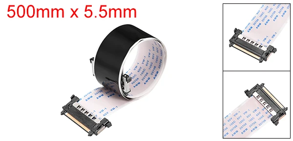 41Pins 500mm(A Type) Uxcell Гибкий плоский кабель, FPC FFC гибкая лента 41 контакт 500 мм(тип А - Цвет: 41Pins 500mm(A Type)