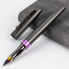 

Luxury High Quality Fine Medium Iraurita Nib Calligraphy Writing Ink Pens Office School Metal Fountain Pen Business Gift